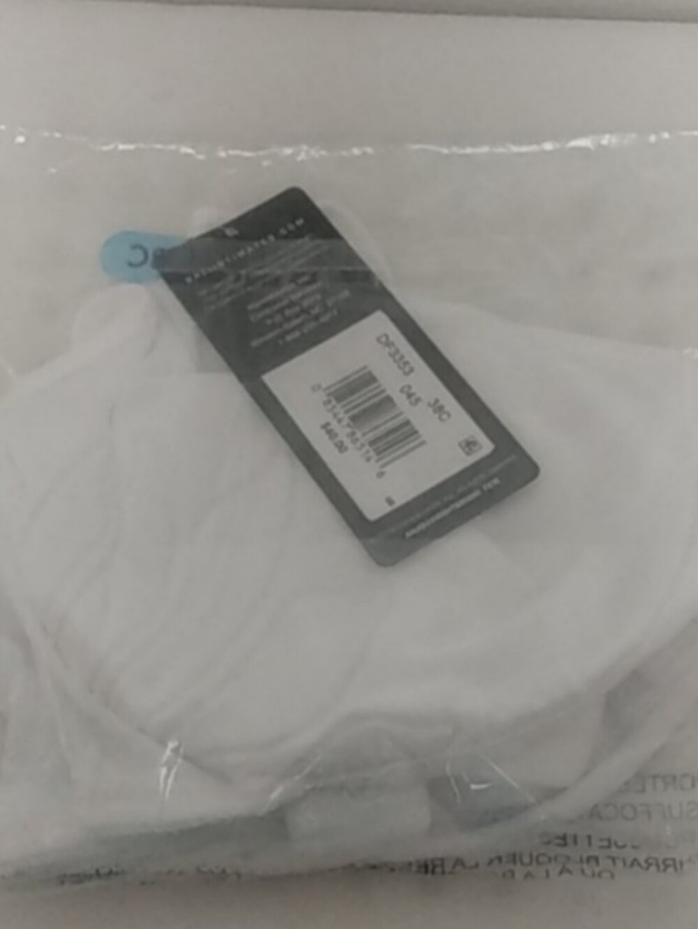DF3353 Bali Intimates Underwire Lift Bra - White 38C - Picture 3 of 7
